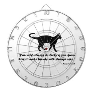 Jeu De Fléchettes Ancien proverbe de chat