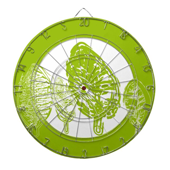 Jeu De Fléchettes Arbre vert (feuille) (Devant)