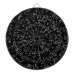 Jeu De Fléchettes Art Fractal Cool Noir Et Blanc Motifs Moderne