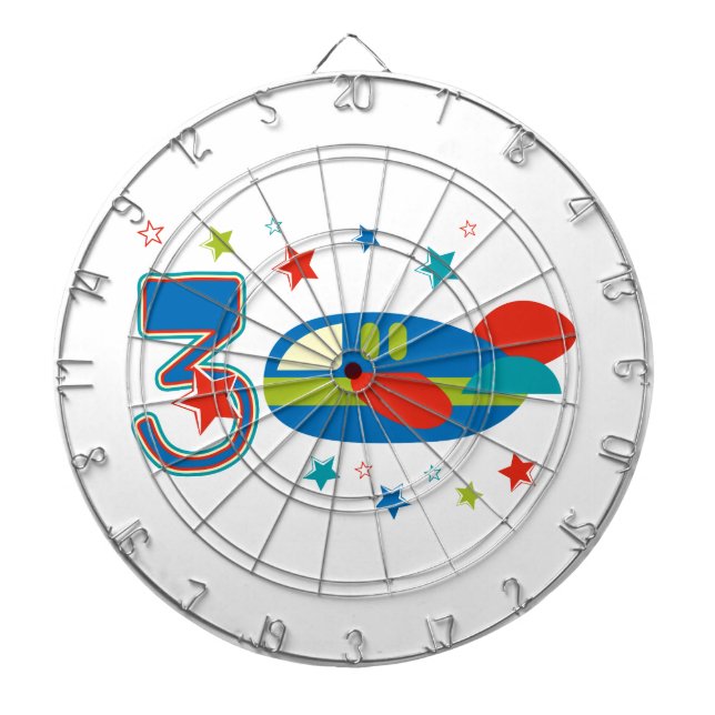 Jeu De Fléchettes Avion 3e anniversaire (Devant)
