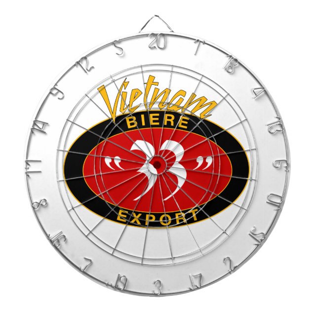 Jeu De Fléchettes "Ba de Moui de Ba" - "33" bière, Vietnam (Devant)