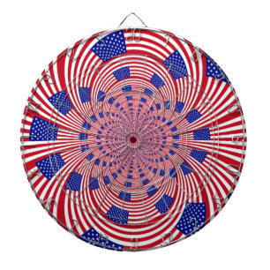 Jeu De Fléchettes Beau drapeau américain Extraordinaire Kaleidoscope