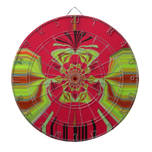 Jeu De Fléchettes Beau Extraordinaire Africain rouge Motif Motif