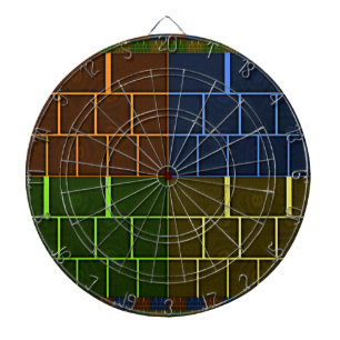 Jeu De Fléchettes Belle couleur arc-en-ciel Extraordinaire conceptio