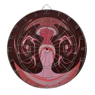 Jeu De Fléchettes Belle Motif Maroon Africain Design d'impression