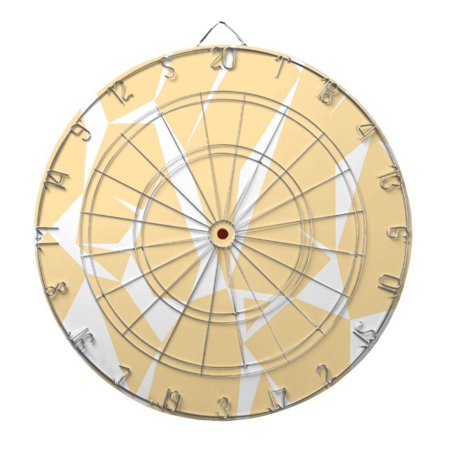 Jeu De Fléchettes Blanc d'or d'éléments de conception (Devant)