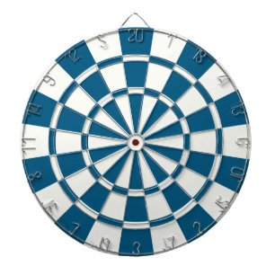 Jeu De Fléchettes Bleu Foncé Et Blanc
