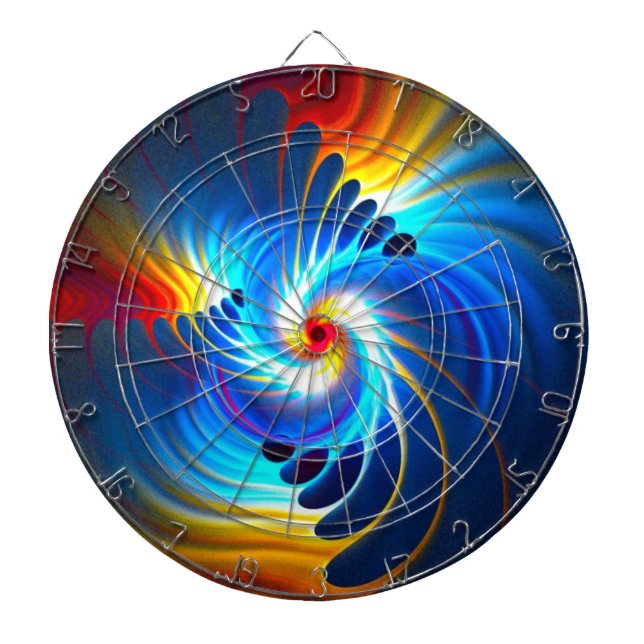 Jeu De Fléchettes Bleu gravitationnel (Devant)