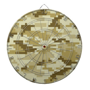 Jeu De Fléchettes Camouflage 8 bits pour désert numérique / Camo