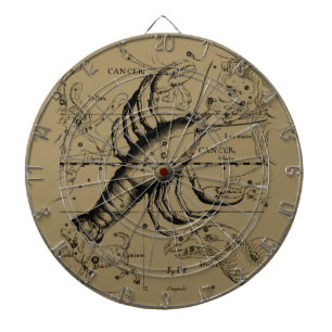 Jeu De Fléchettes Cancer constellation Hevelius 1690 Engaving