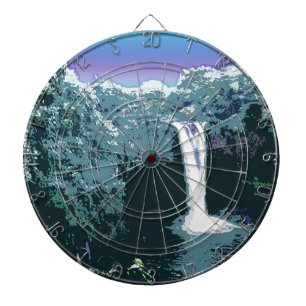 Jeu De Fléchettes Cascade dans l'Art numérique