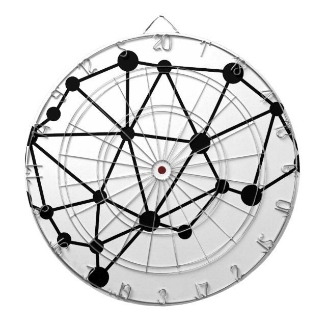 Jeu De Fléchettes Cerveau de Transhuman - geek de cyborg (Devant)