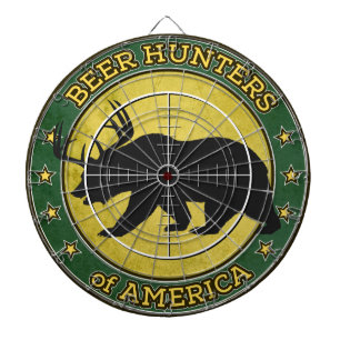 Jeu De Fléchettes Chasseurs de bière de l'Amérique (ours d'amuseme