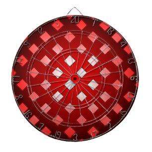 Jeu De Fléchettes Choisir Une Couleur Noir Chèques Abstraits