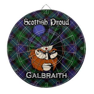 Jeu De Fléchettes Clan écossais Galbraith Tartan Dartboard