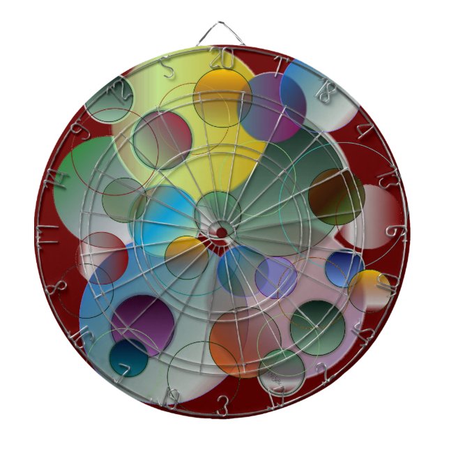 Jeu De Fléchettes Collage des cercles (Devant)