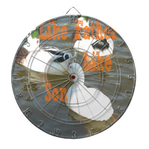 Jeu De Fléchettes Comme Père Comme Fils.