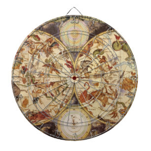Jeu De Fléchettes Constellations, Astronomie Vintage, Frederik de Wi