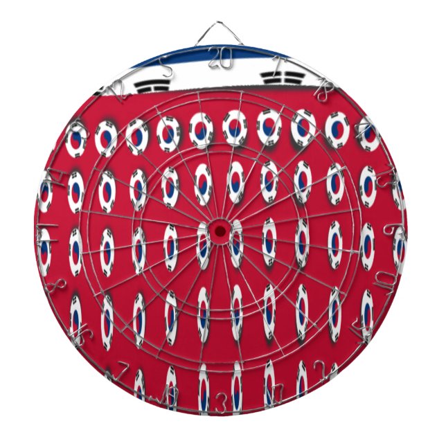 Jeu De Fléchettes Corée du Sud Polka Dot Drapeau Design d'art : une  (Devant)