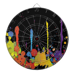 Jeu De Fléchettes COULEUR FUNNY SPLASH II + votre backgr. & idées