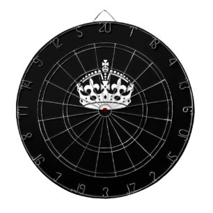 Jeu De Fléchettes Couronne de calme Iconique sur noir