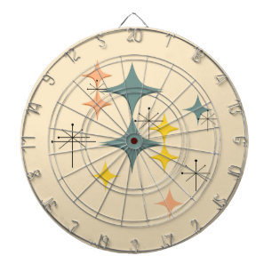 Jeu De Fléchettes Coutume atomique moderne d'Eames Starbursts de la