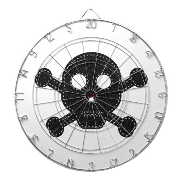 Jeu De Fléchettes Crâne à flancs noirs (Devant)