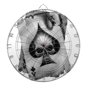 Jeu De Fléchettes Crâne d'as de pique