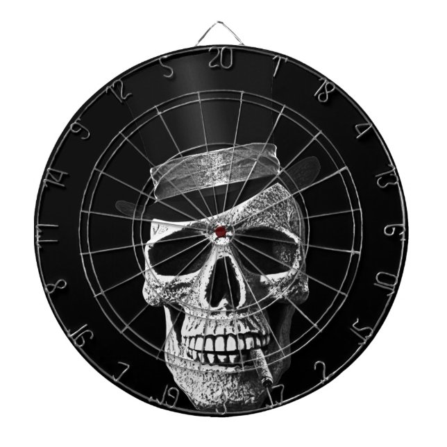 Jeu De Fléchettes Crâne de casquette supérieur (Devant)