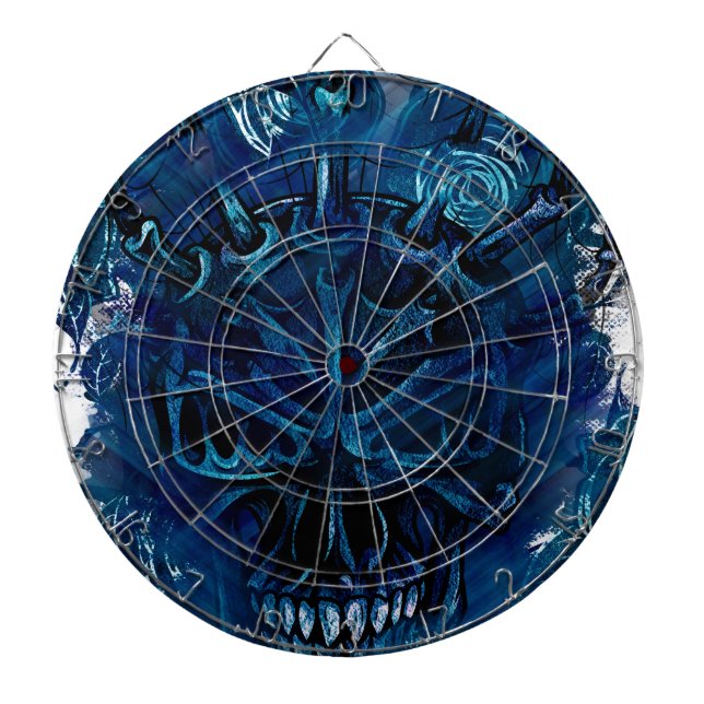 Jeu De Fléchettes Crâne déplaisant d'horreur (Devant)