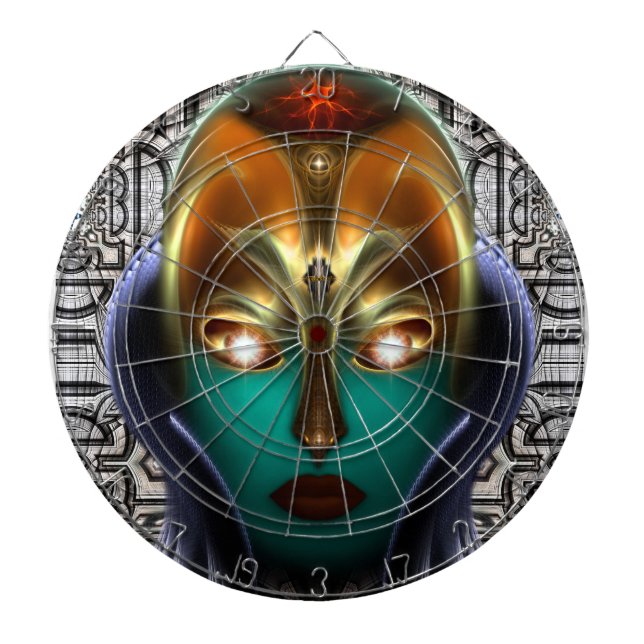 Jeu De Fléchettes Daria Cyborg Queen Tech (Devant)