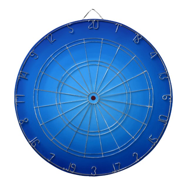 Jeu De Fléchettes Design graphique bleu (Devant)