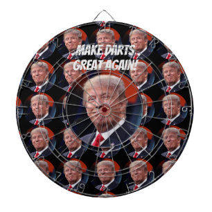 Jeu De Fléchettes Donald Trump font à des dards la grande encore