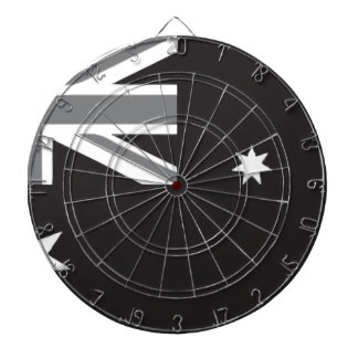 Jeu De Fléchettes Drapeau australien noir et blanc
