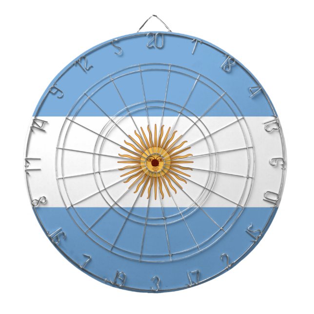 Jeu De Fléchettes Drapeau de l'Argentine (Devant)