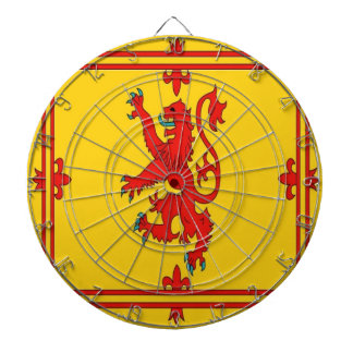 Jeu De Fléchettes Drapeau effréné de lion rouge de l'Ecosse
