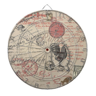 Jeu De Fléchettes Écriture vintage de français Paris Typographie de 