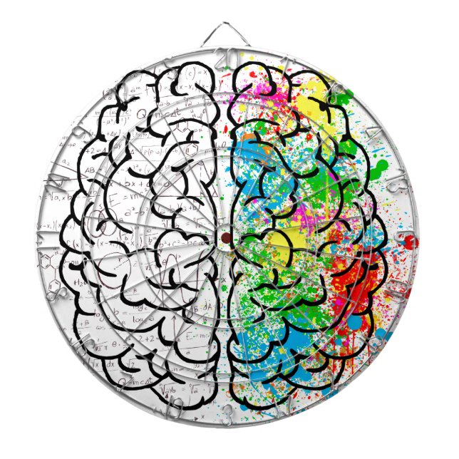Jeu De Fléchettes esprit cerveau psychologie idée coeurs (Devant)