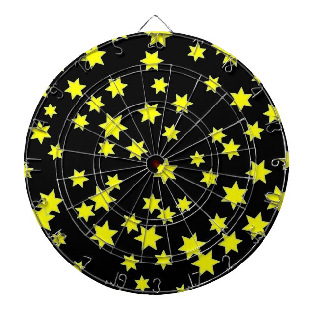 Jeu De Fléchettes Étoiles Jaunes (Devant)