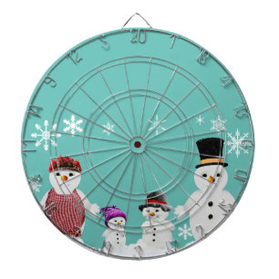 Jeu De Fléchettes famille snowman