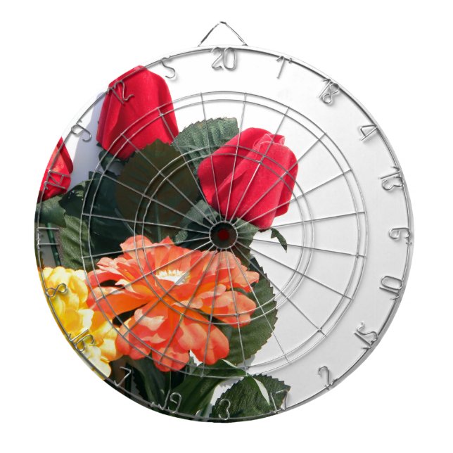 Jeu De Fléchettes Fleurs multicolores (Devant)