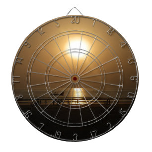 Jeu De Fléchettes Golden Summer Sunset Réflexion sur la plage