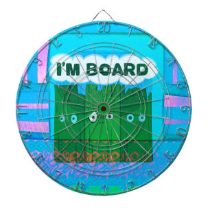 Jeu De Fléchettes Graphique Inspirationnel amusant : Je Suis Bored T