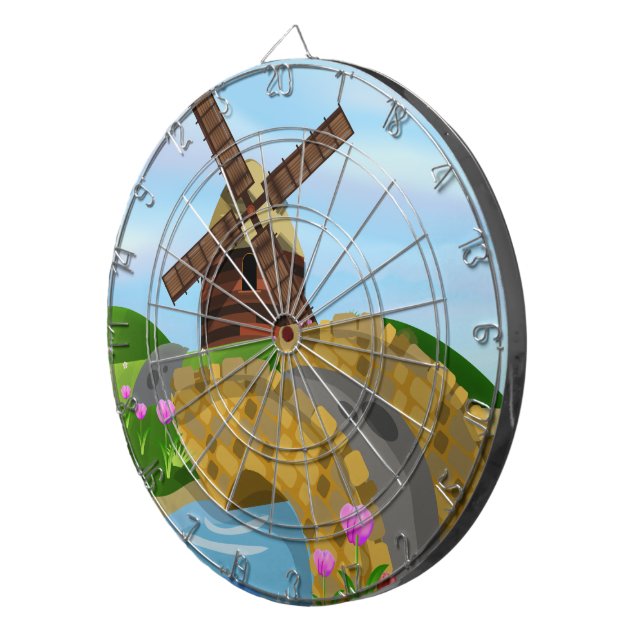 Jeu De Fléchettes Holland Tulips (Devant droit)