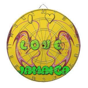 Jeu De Fléchettes I love Jamaica