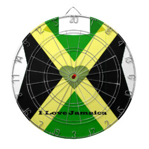 Jeu De Fléchettes I Love Jamaica Have a Nice Day and a Better Night