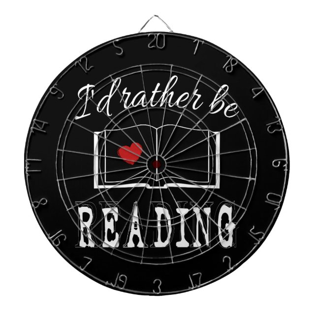 Jeu De Fléchettes I'd rather be reading (Devant)