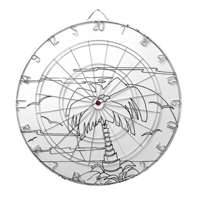 Jeu De Fléchettes île cyrillique serbe (Devant)