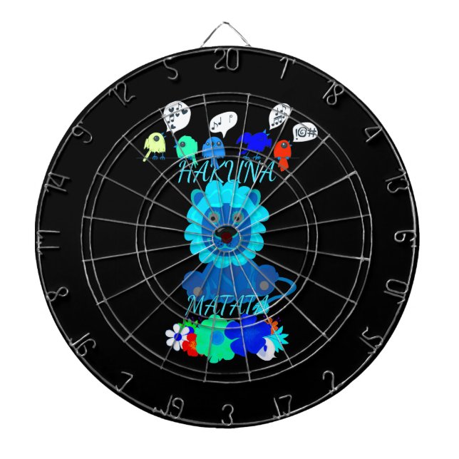 Jeu De Fléchettes Imprimer Hakuna Matata Lion (Devant)