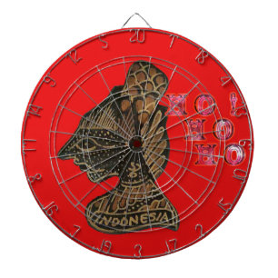 Jeu De Fléchettes Indonesi Shadow Puppet Hohoho Design sur toile rou